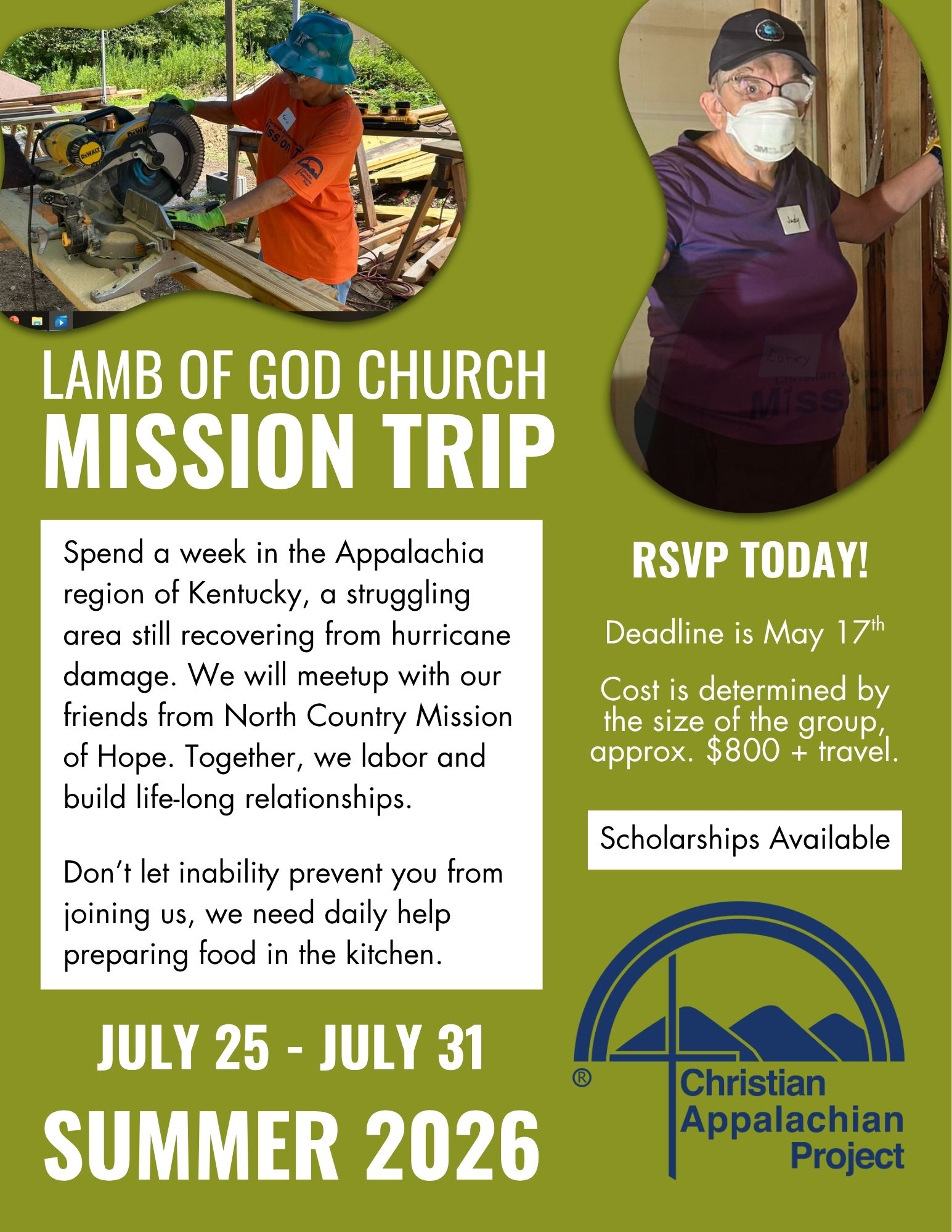 mission trip 2026